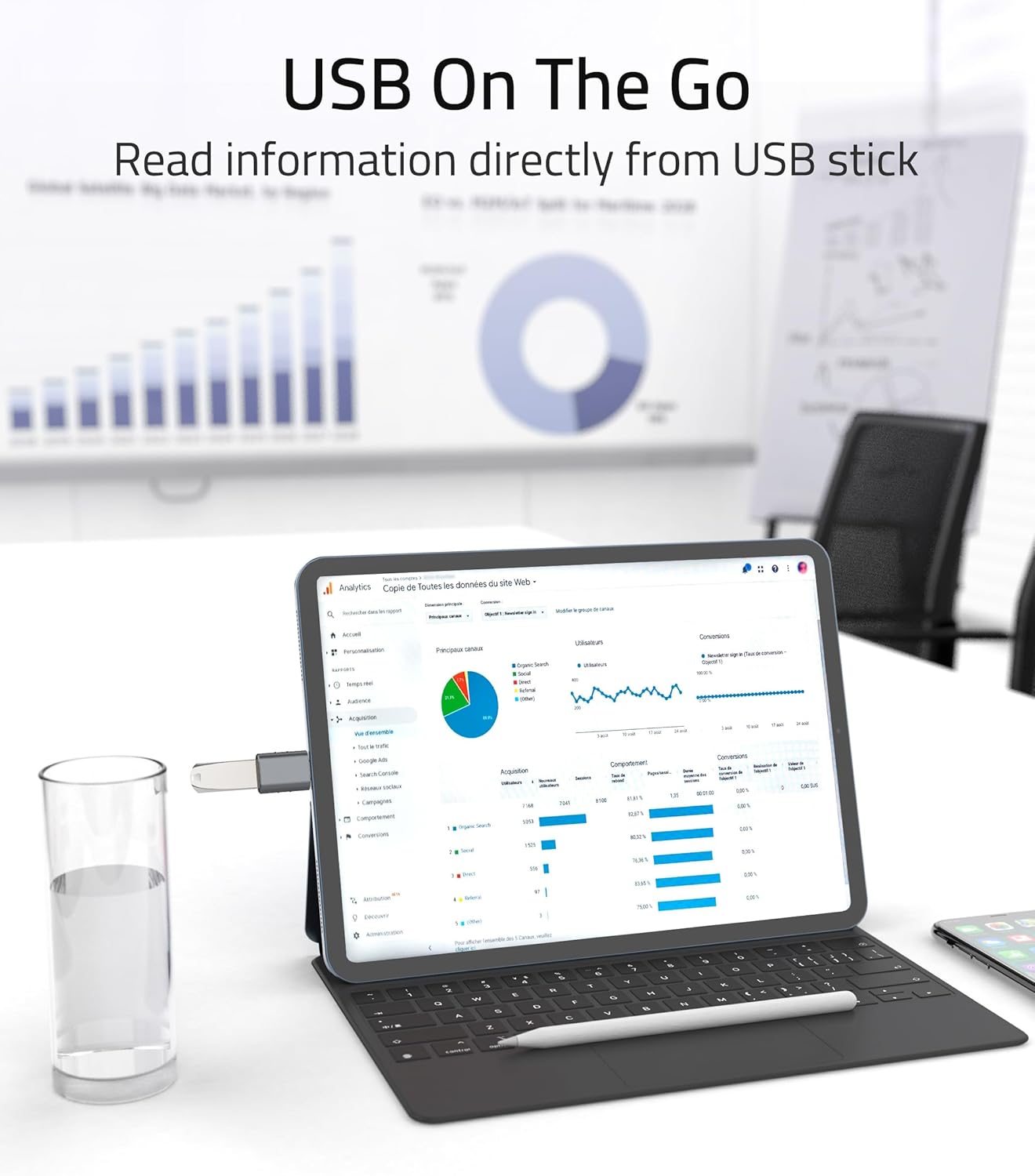 Syntech USB C to USB Otg Adapter Pack Of 2 Space Grey