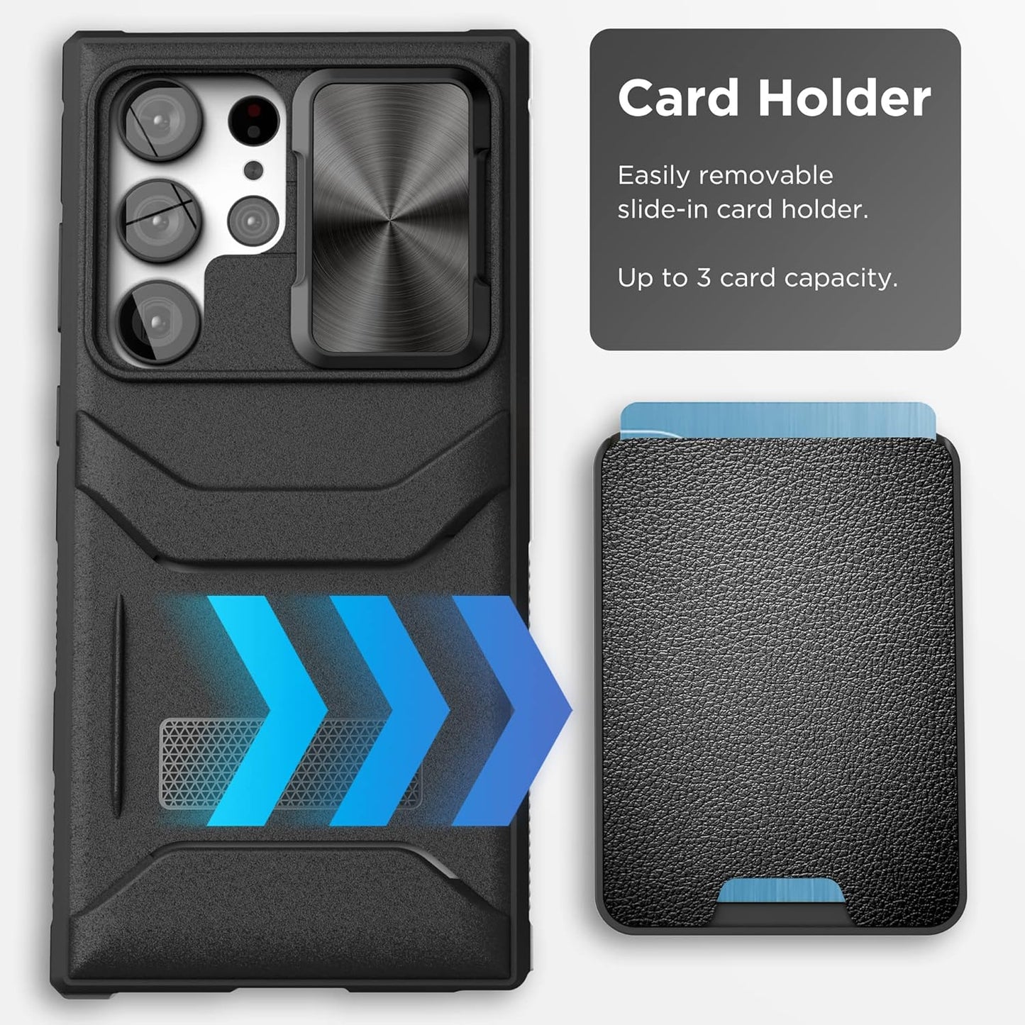 ENCASED X-Armor for Samsung S23 Ultra Wallet Case (NO BOX)