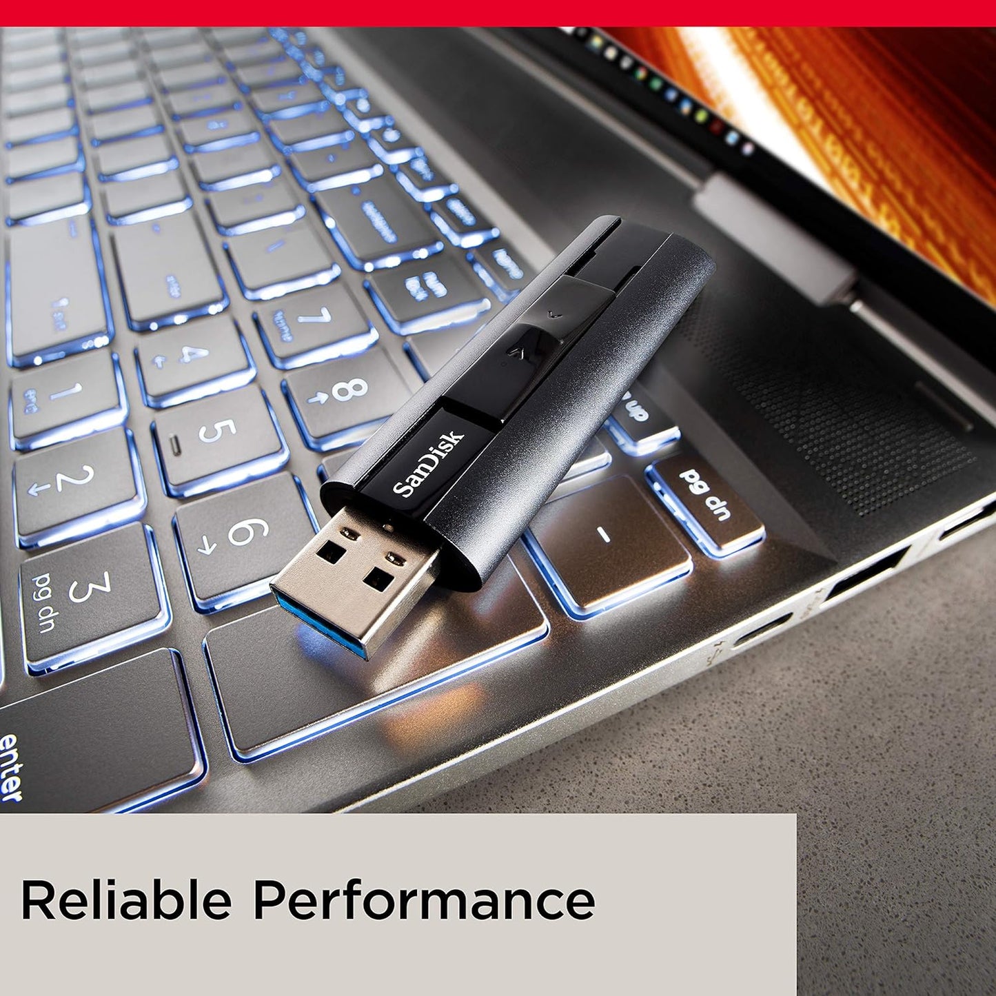 SanDisk 1TB Extreme PRO USB 3.2 Solid State Flash Drive - SDCZ880-1T00-G46 (OPEN BOX)