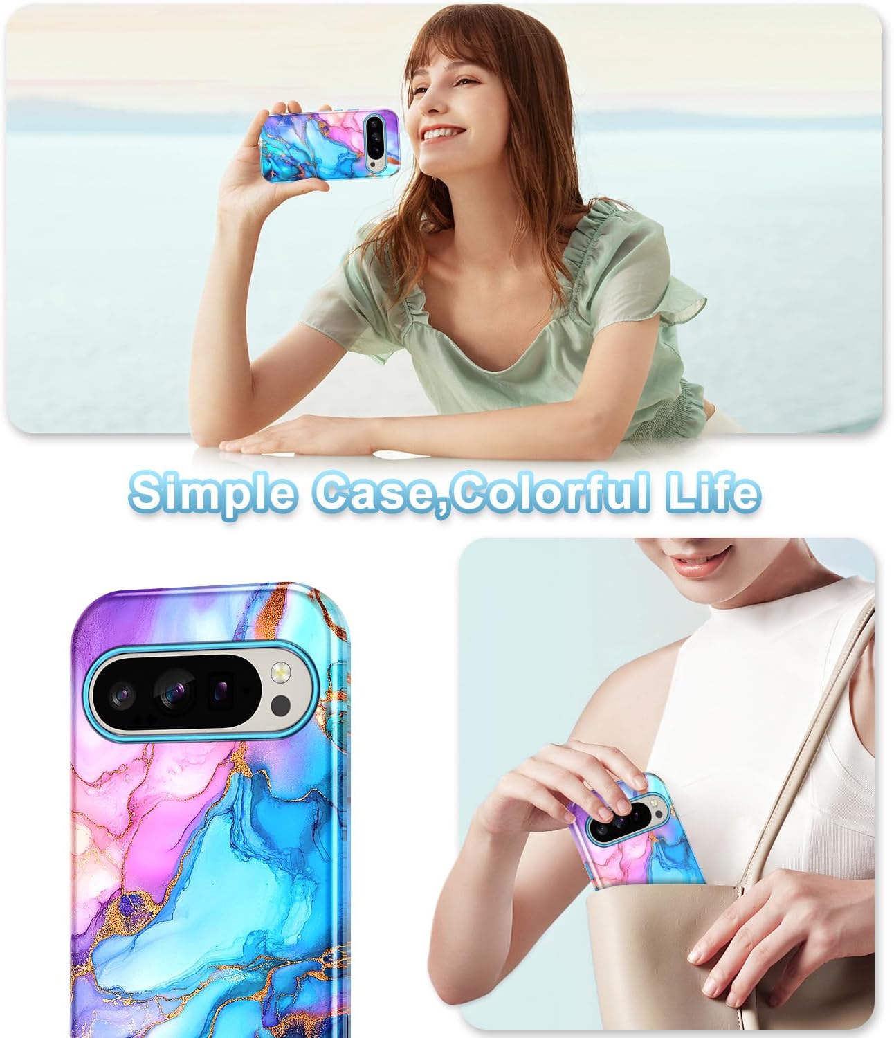 Bts Case Cover for Google Pixel 9 Pro XL 2024 [Military Grade Shockproof]