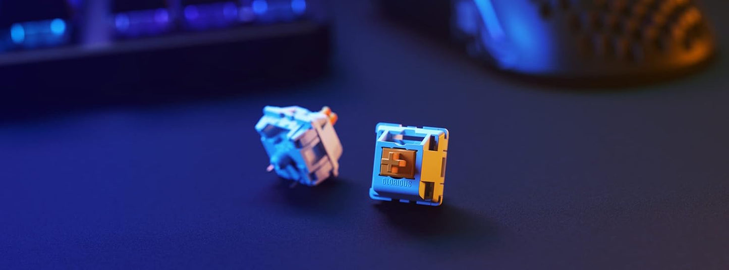 Glorious Panda Lubed Mechanical Keyboard Switches – 36 Pack