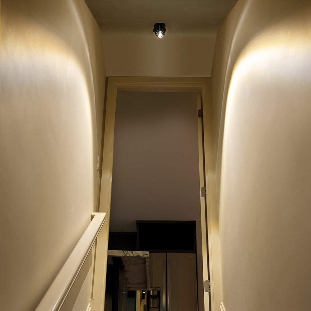 Beamz Mini Wireless Battery Powered LED Motion Sensor MB300  Brown (OPEN BOX)