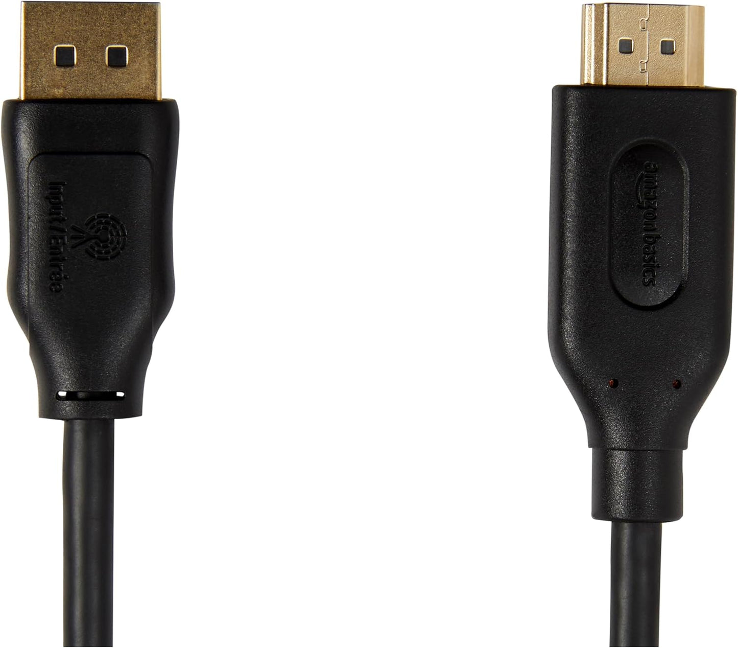 Amazon Basics DisplayPort to HDMI Display Cable, Unidirectional, 4k@30Hz, 1920x1200, 1080p, 15 Feet, Black
