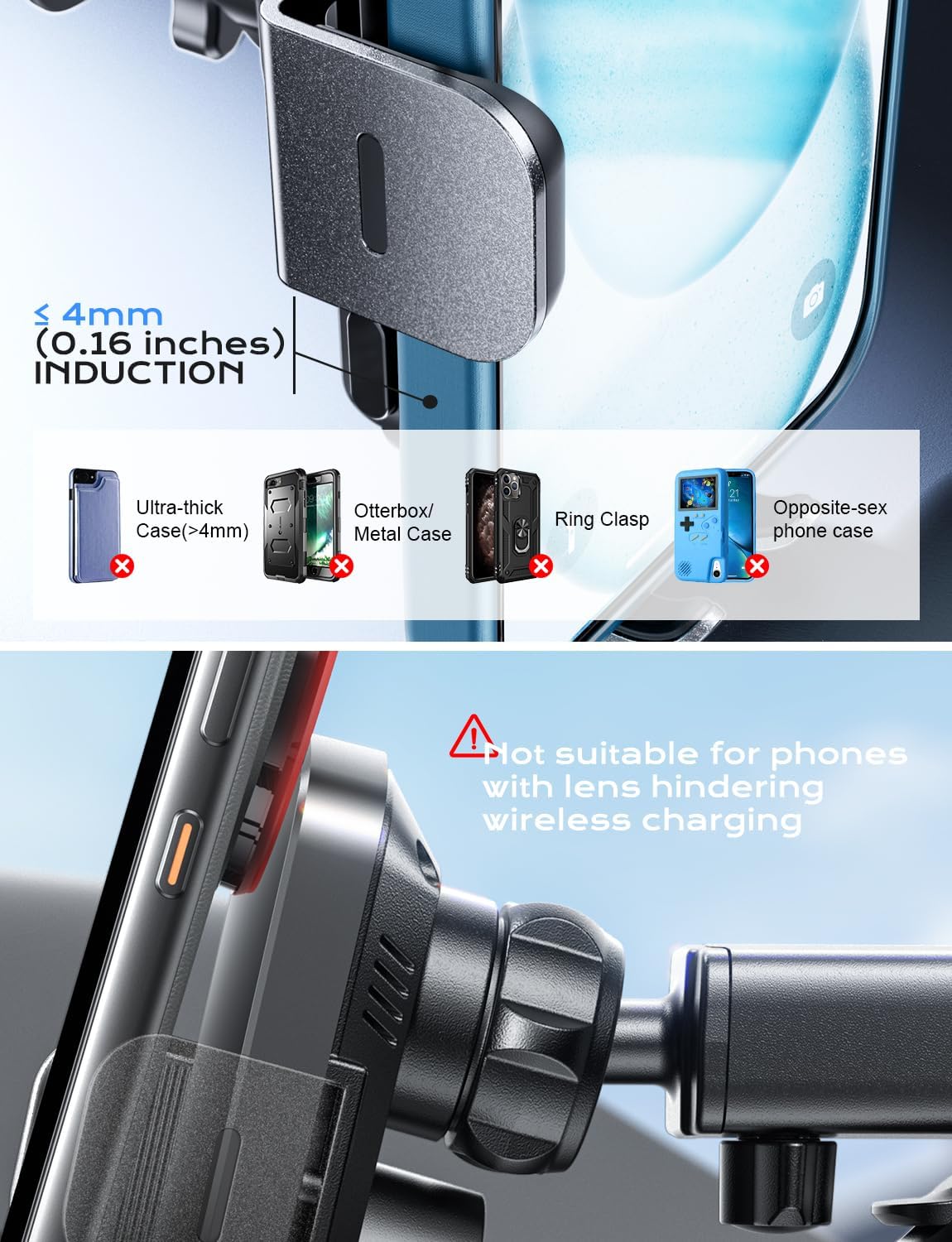 CHGeek Wireless Car Charger 15W Fast Charging CB-1005 (OPEN BOX)