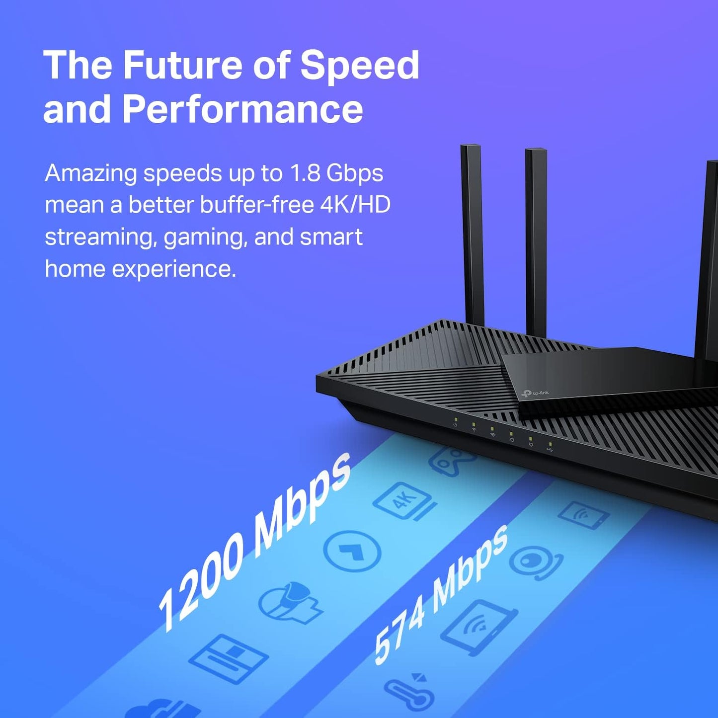 TP-Link AX1800 WiFi 6 Router V4 (Archer AX21) – Dual Band