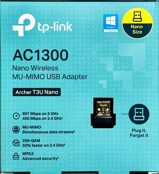 TP-Link Archer T3U Nano USB WiFi Adapter – AC1300