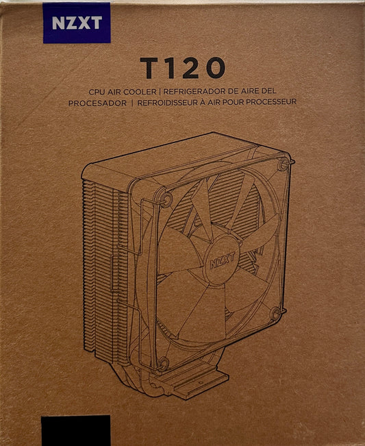 NZXT T120 CPU Air Cooler - RC-TN120-B1