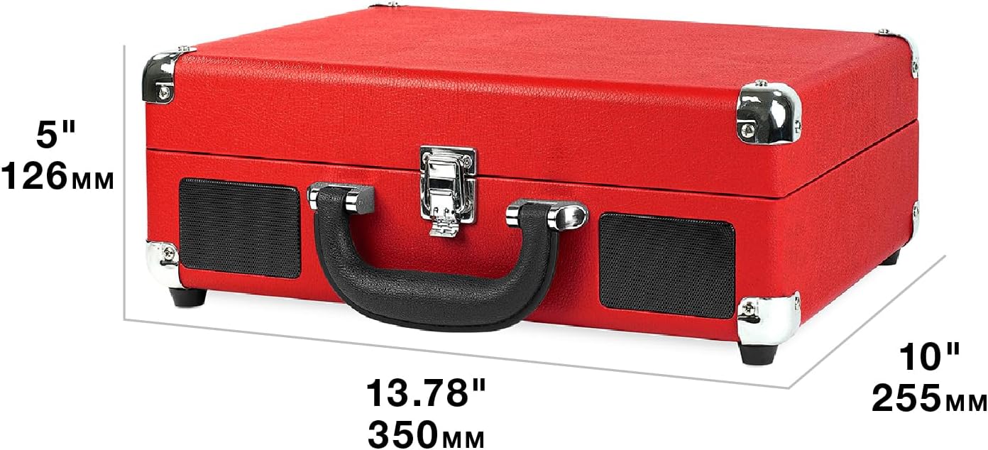 Victrola Journey Bluetooth Portable Suitcase See Detail in Photo (White) OPEN BOX