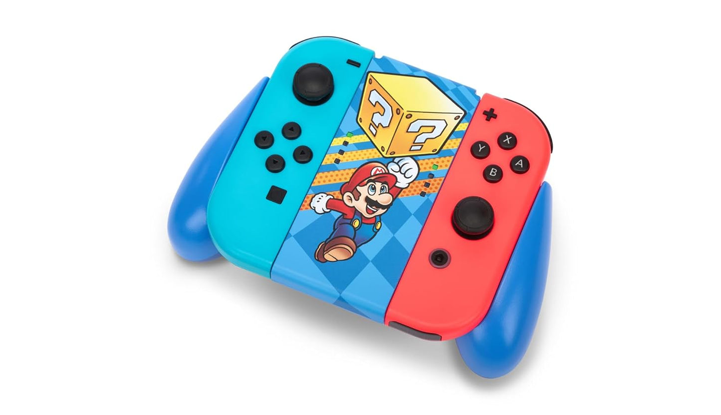 Official Nintendo Switch Joy-Con Comfort Grip Mystery Block Mario Edition (NO BOX)