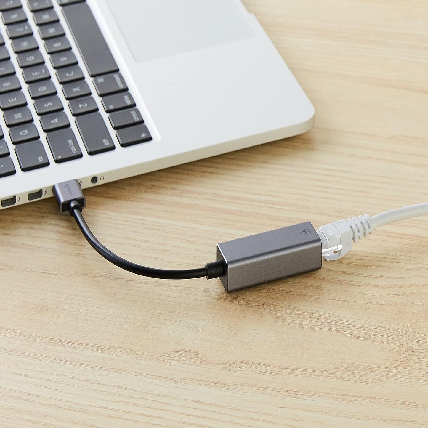 Amazon Basics Aluminum USB 3.0 Gigabit Ethernet Adapter Plug & Play (OPEN BOX)