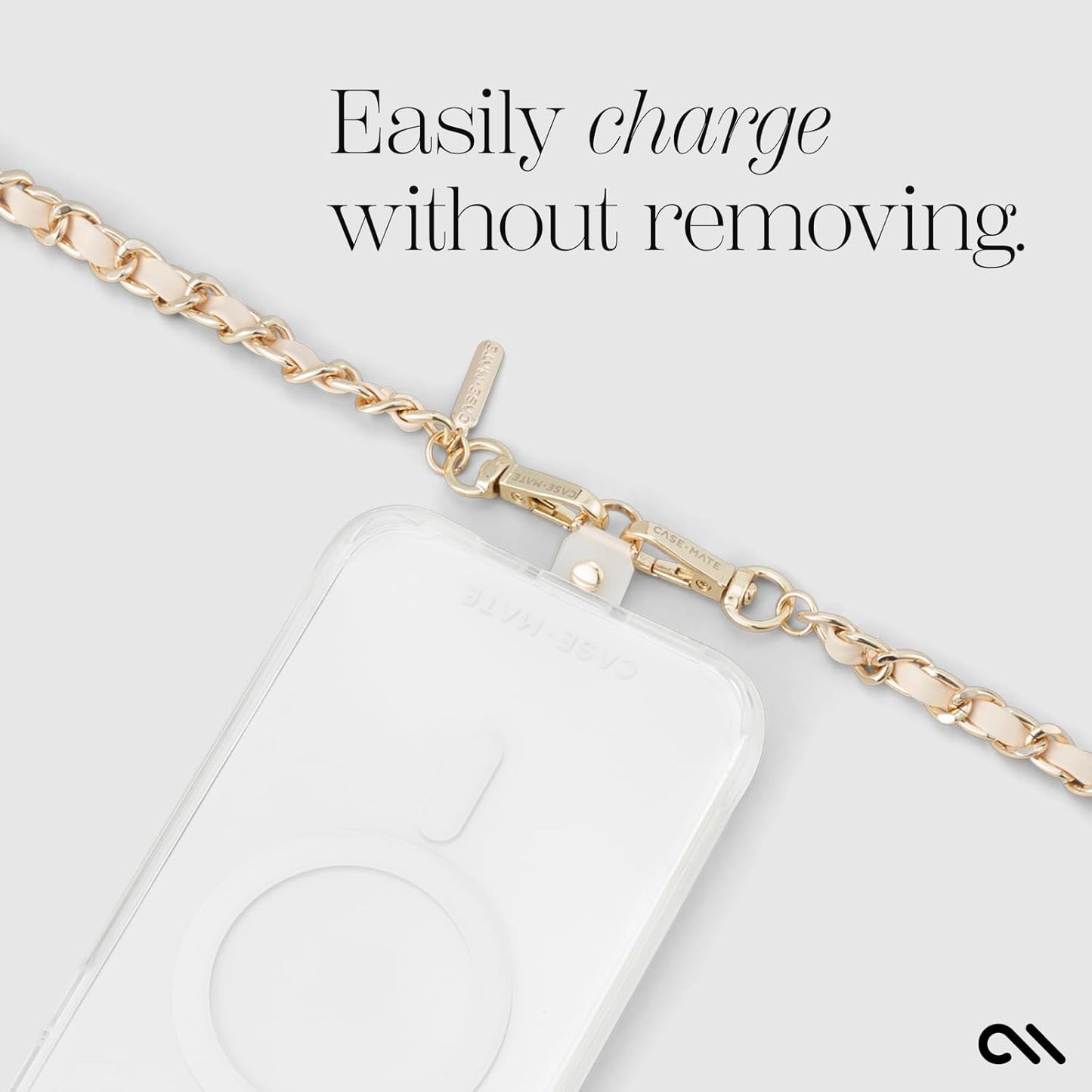 Case-Mate - Crossbody Chain for Any Cell Phone - Gold (OPEN BOX)