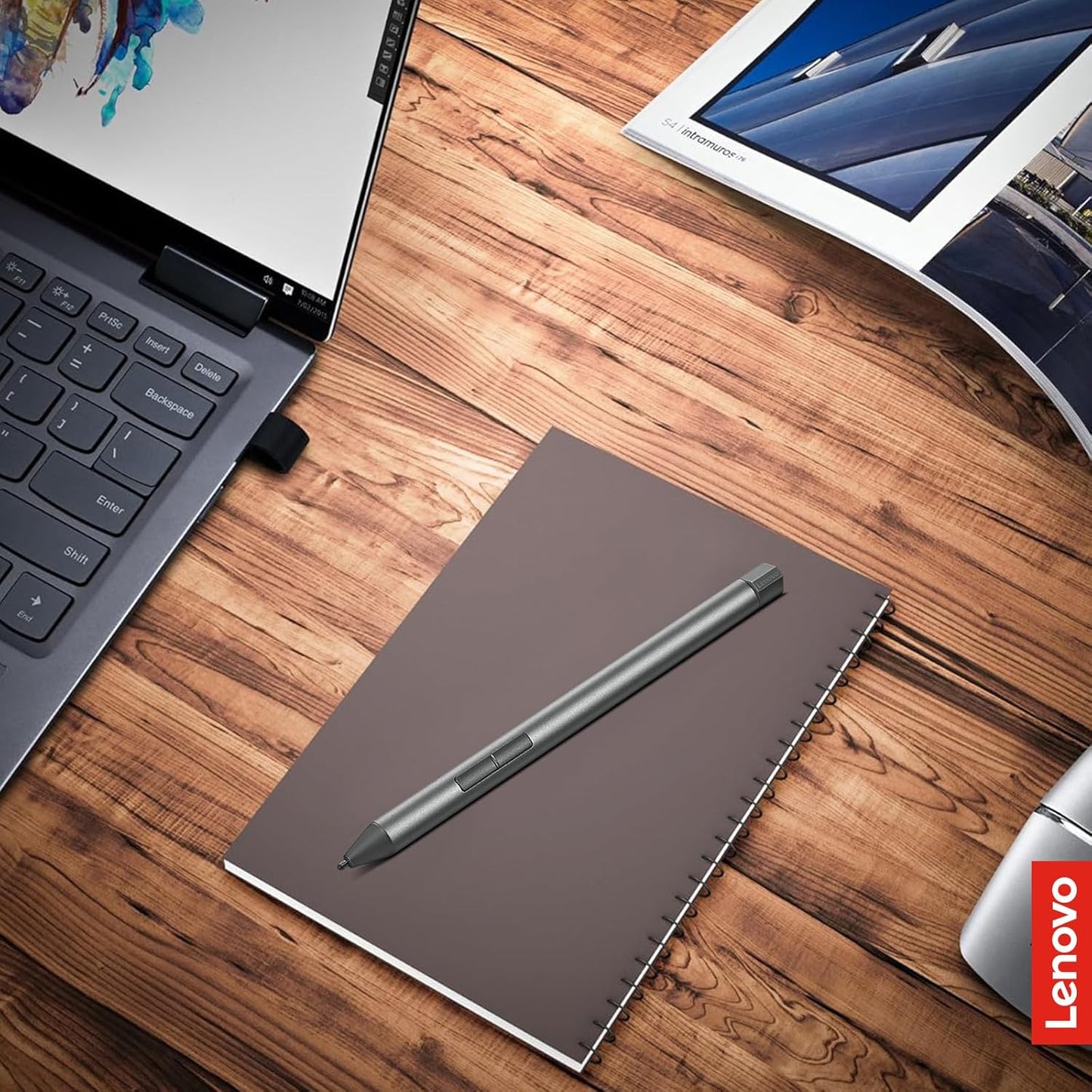 Lenovo Digital Pen 2 – 4,096 Pressure Levels, Ultra-Tactile – Compatible with Yoga & IdeaPad Flex Series