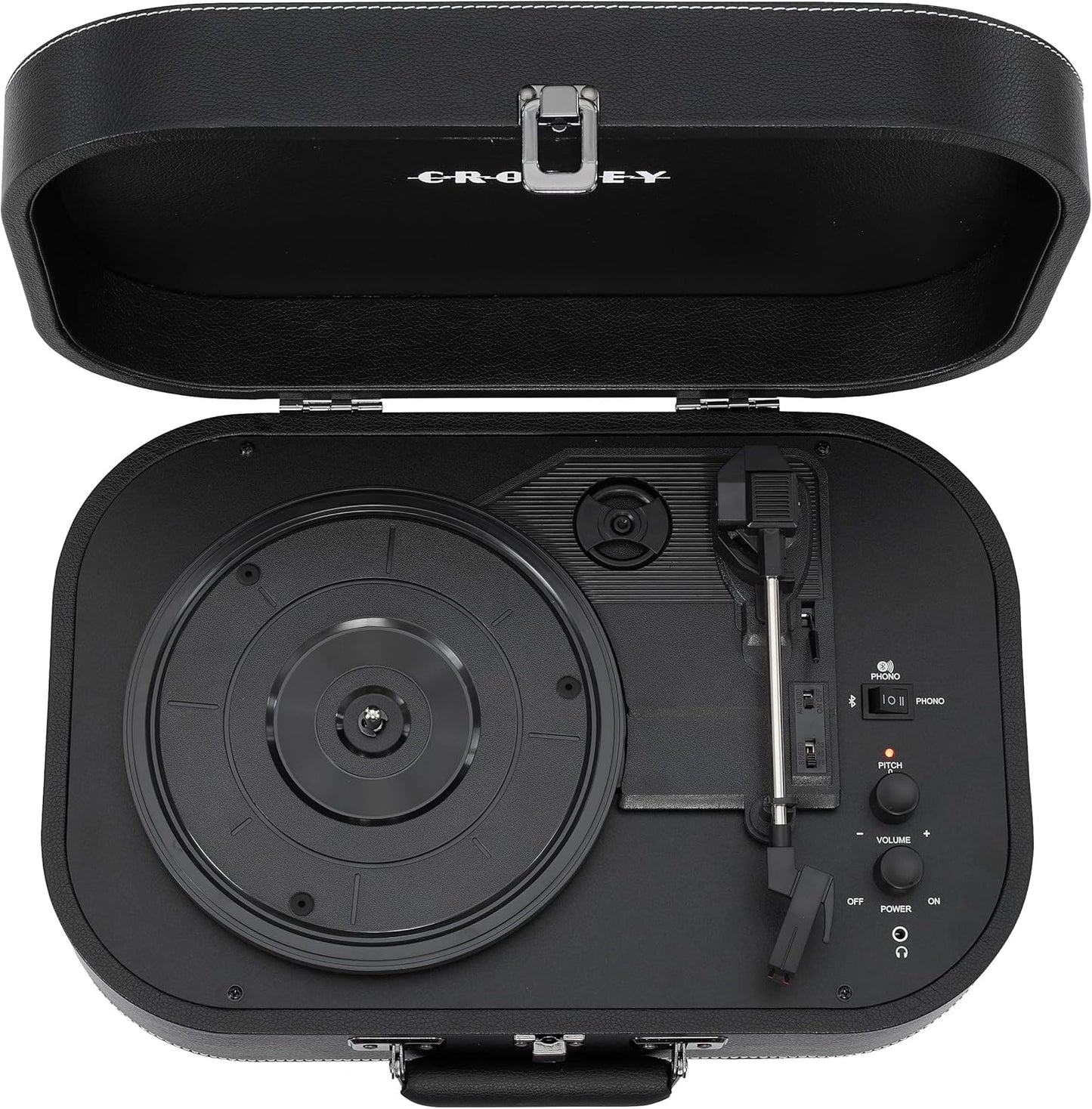 Crosley CR8009B-BK Discovery Portable Turntable with Bluetooth In