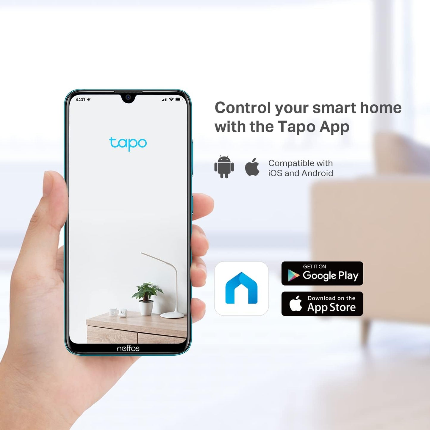 TP-Link Tapo C110 Indoor Home Security Wi-Fi Camera 2K Resolution 2 Ways Audio