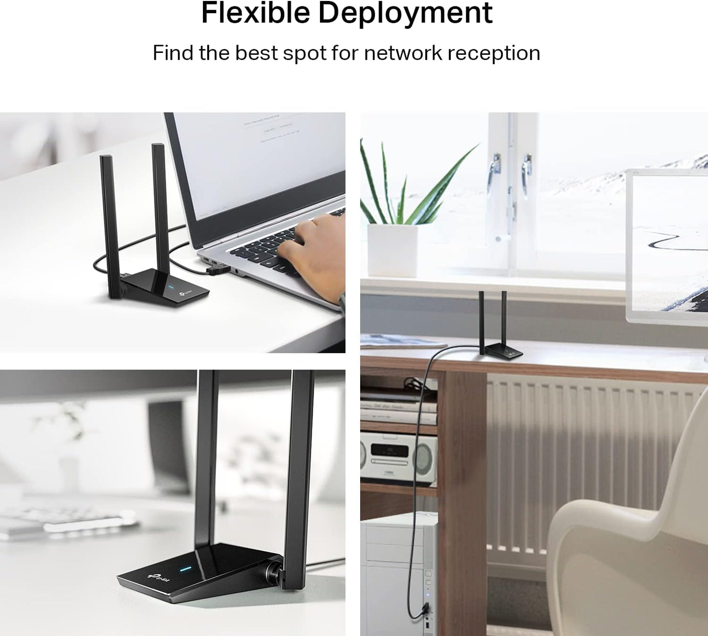 TP-Link AX1800 Archer TX20U Plus WiFi 6 USB Adapter for Desktop PC