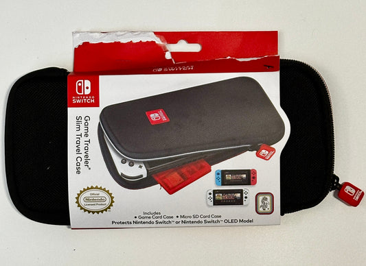 RDS Game Traveler Deluxe Case for Nintendo Switch OLED/Slim – Licensed – Black