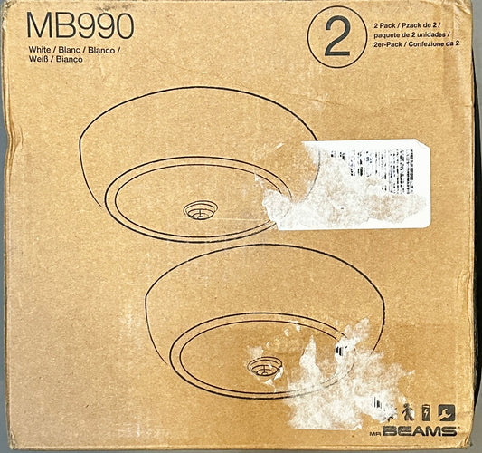 Beams MB990 300 Lumen LED Motion Sensor Ceiling Light 2-Pack