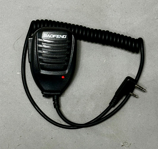 Baofeng BF-S112 Two-Way Radio Speaker Mic with Rotating Clip – Black