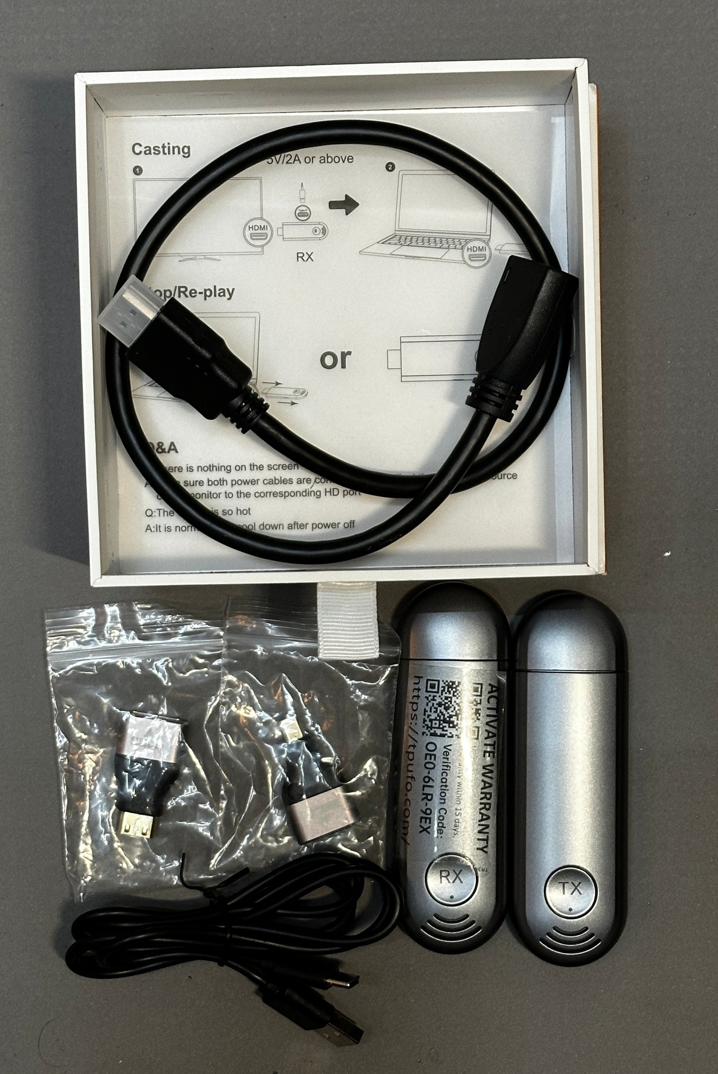 TPUFO Wireless HDMI Transmitter Receiver Plug & Play Extender