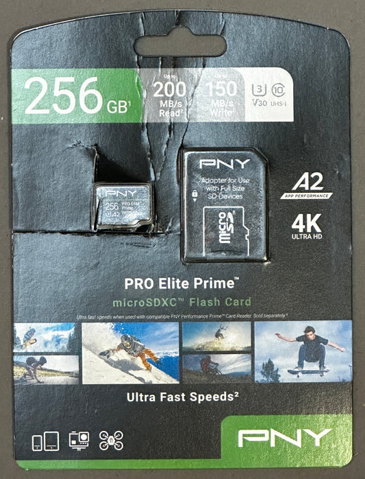 PNY 256GB PRO Elite Prime microSDXC Memory Card