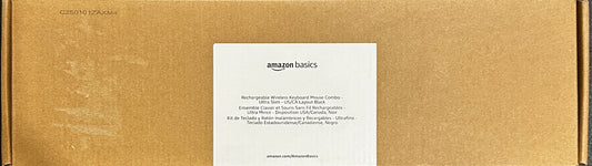 Amazon Basics Ultra Premium Wireless Keyboard and Mouse Combo - Rechargeable