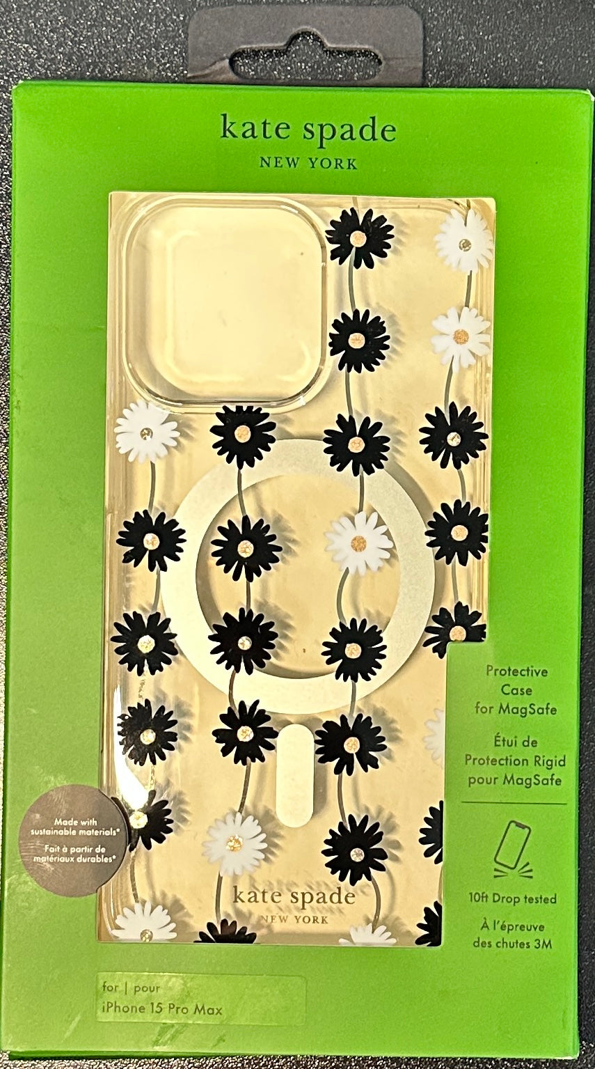 Kate Spade iPhone 15 Pro Max Case MagSafe Daisy Chain Designer