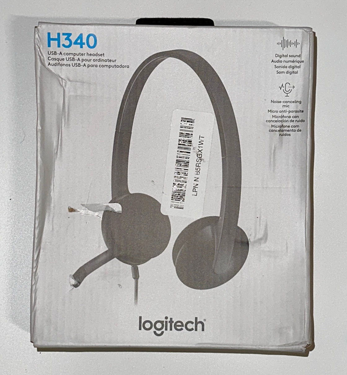 Logitech H340 USB Headset for PC & Mac – Black
