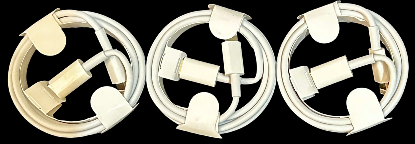 USB-C to Lightning Cable 3.3"- Fast Charging for iPhone & iPad - 3Pack