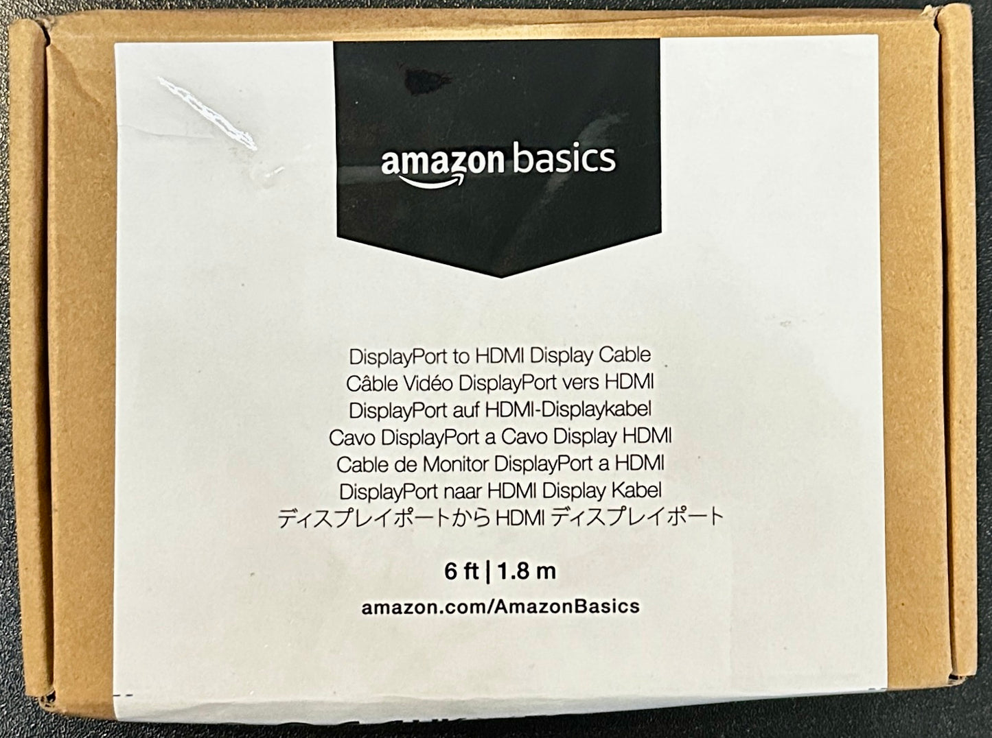 Amazon Basics DisplayPort to HDMI Display Cable
