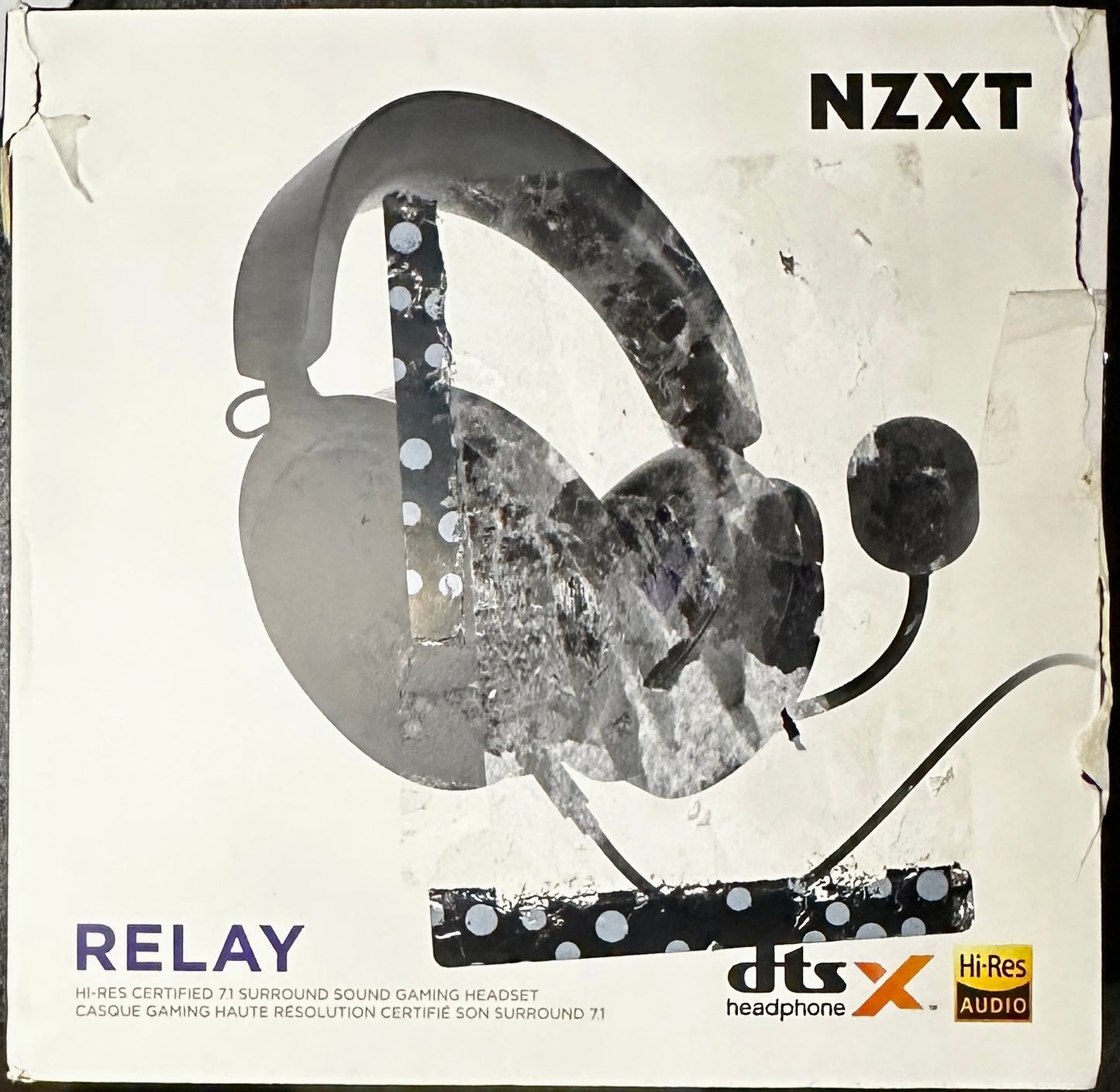 NZXT Relay Wired PC Gaming Headset AP-WCB40-B2 – Hi-Res Audio DTS 7.1 Surround Black