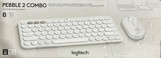 Logitech Pebble 2 Combo Wireless Keyboard Mouse White