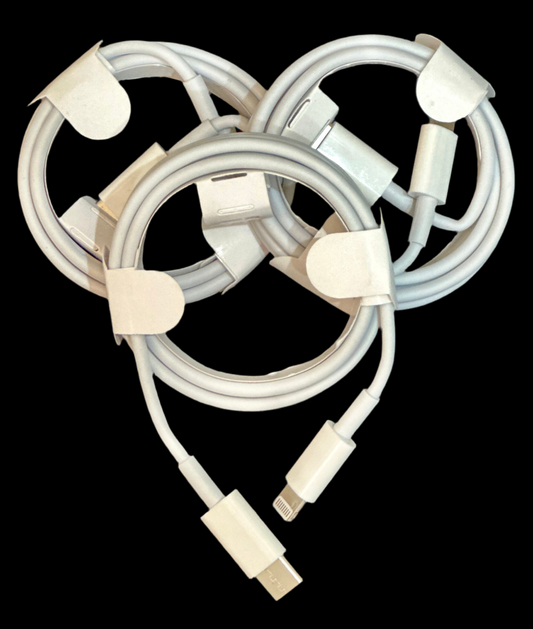 USB-C to Lightning Cable 3.3"- Fast Charging for iPhone & iPad - 3Pack