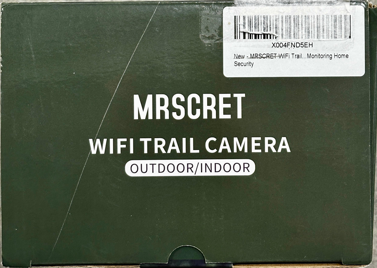 MRSCRET WiFi Trail Camera 4K 60MP with Night Vision, Motion Activated, Waterproof