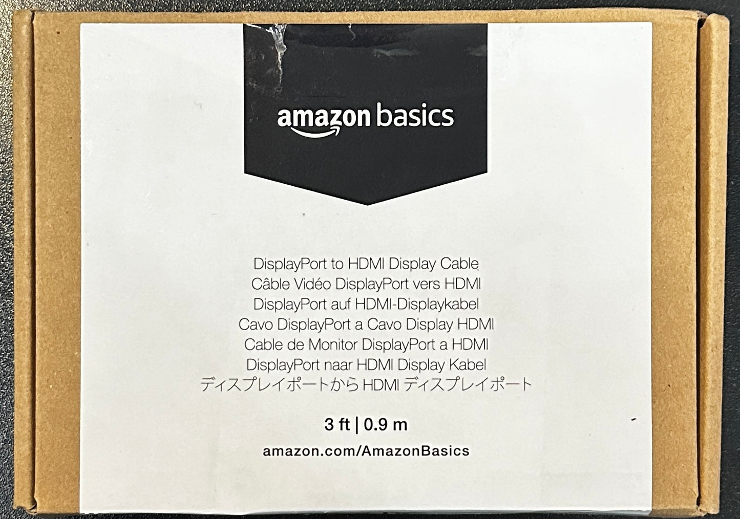 Amazon Basics DisplayPort to HDMI Display Cable
