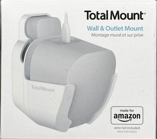 Total Mount Made for Amazon Outlet and Wall Mount for eero 6 and eero 6+