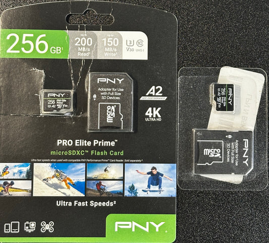 PNY 256GB PRO Elite Prime microSDXC Memory Card