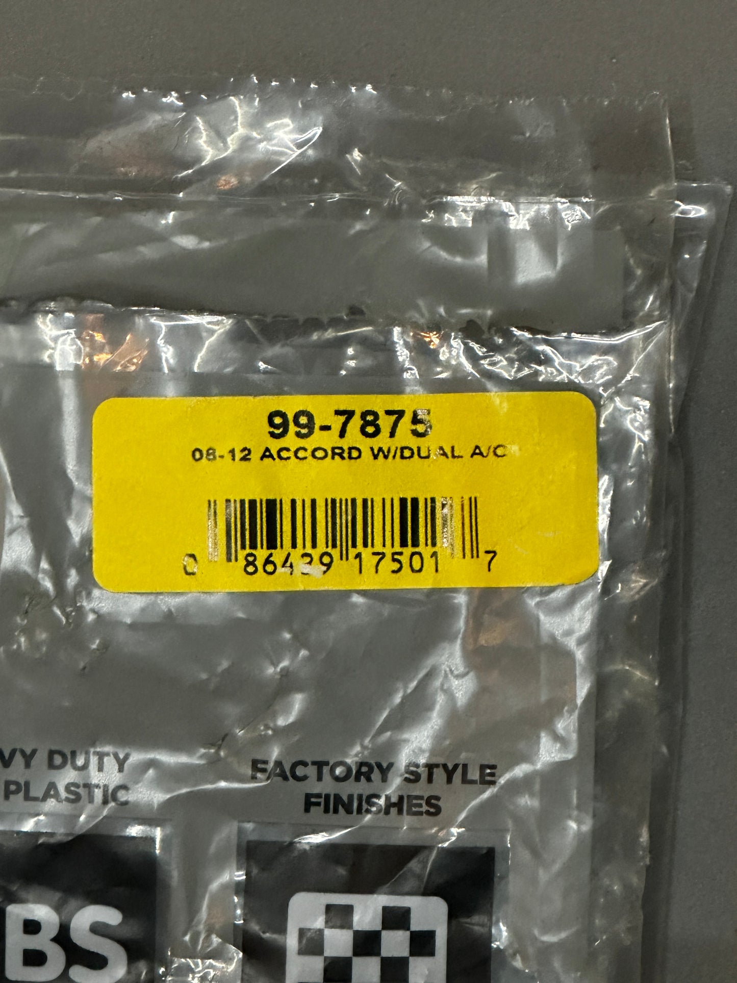 Metra 99-7875 Dash Kit for Honda Accord 2008–2012 – Double/Single DIN