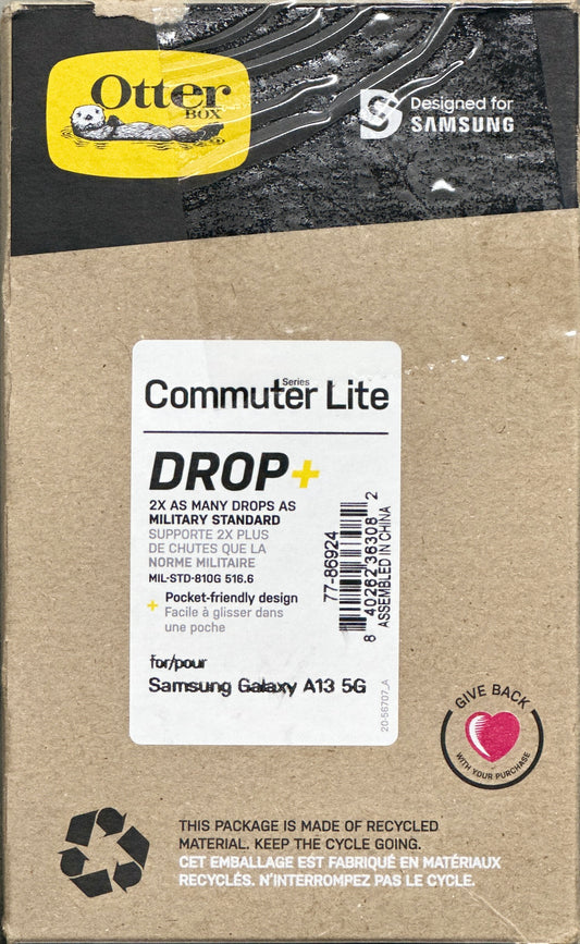 OtterBox Commuter Lite Case for Samsung Galaxy A13 5G – Black