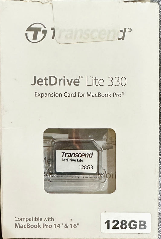 Transcend Jet Drive 128 GB Card (TS128GJDL330) OPEN BOX