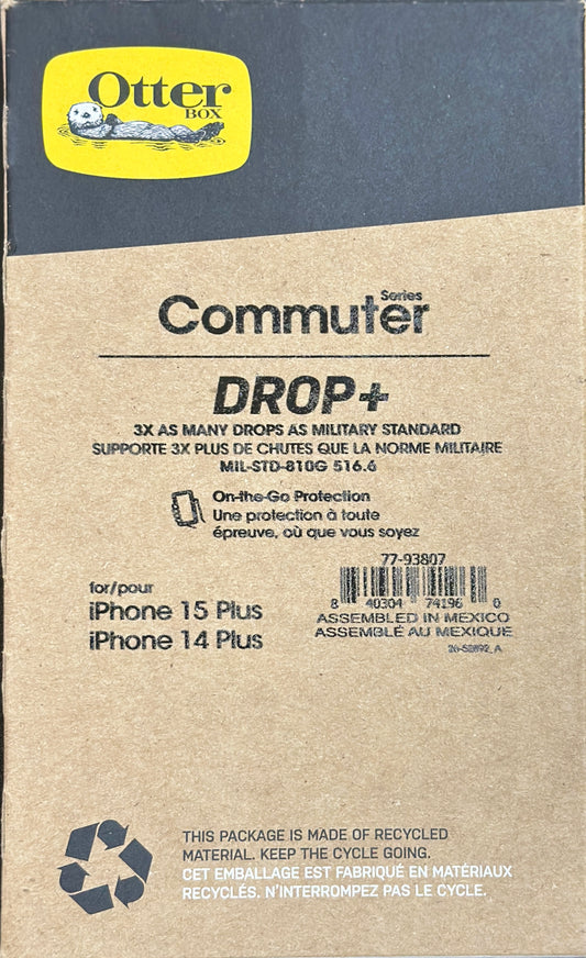 OtterBox Commuter Series Case for iPhone 15 Plus and iPhone 14 Plus (OPEN BOX)
