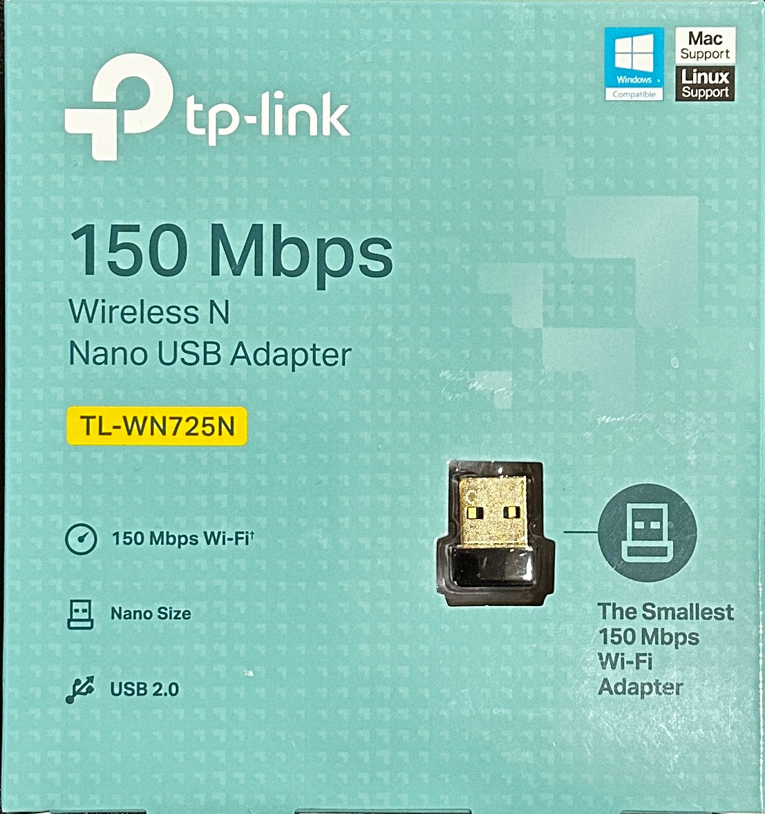 TP-Link TL-WN725N 150Mbps Wireless N USB Adapter