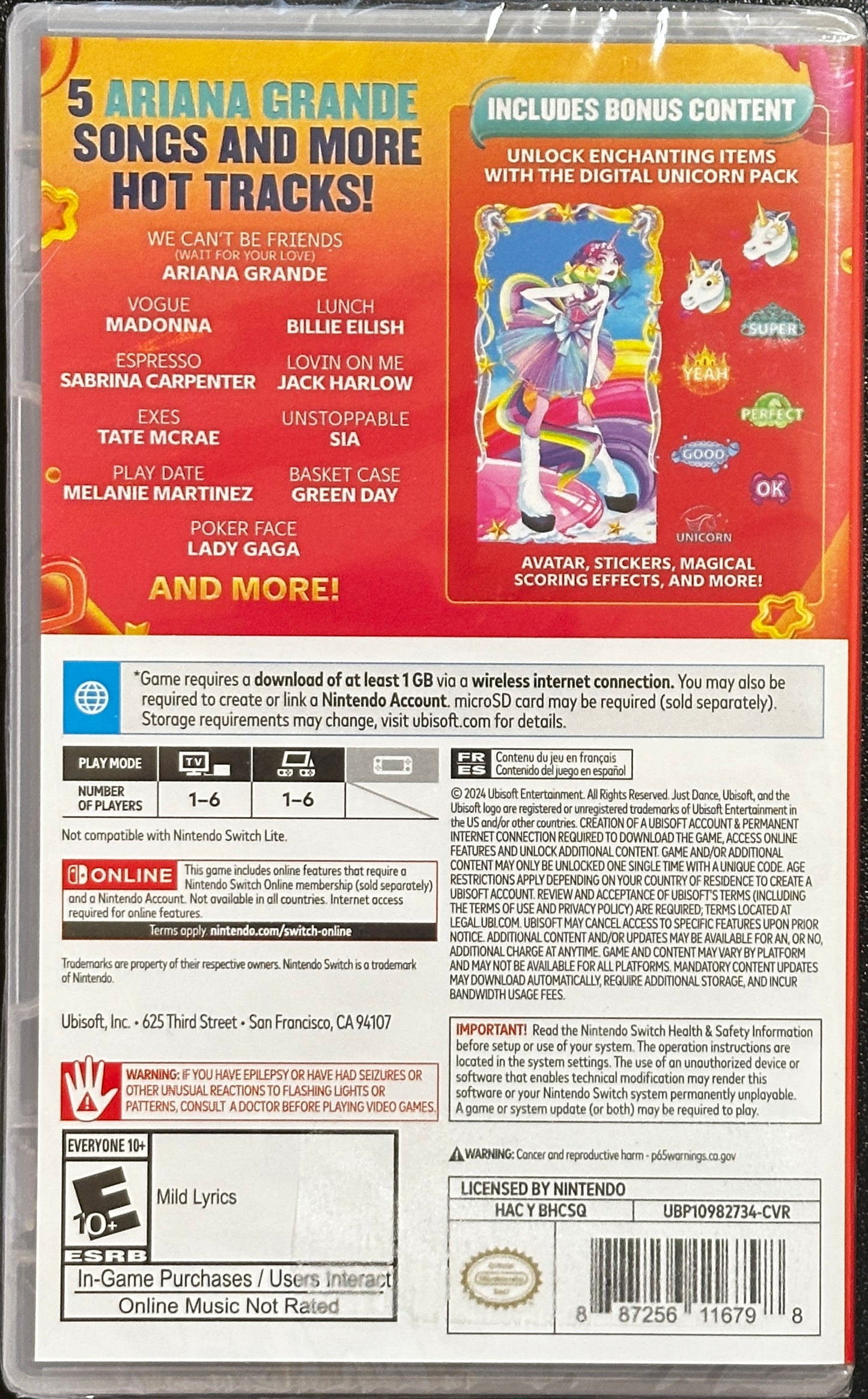Just Dance 2025 Limited Edition code-in-box - Nintendo Switch