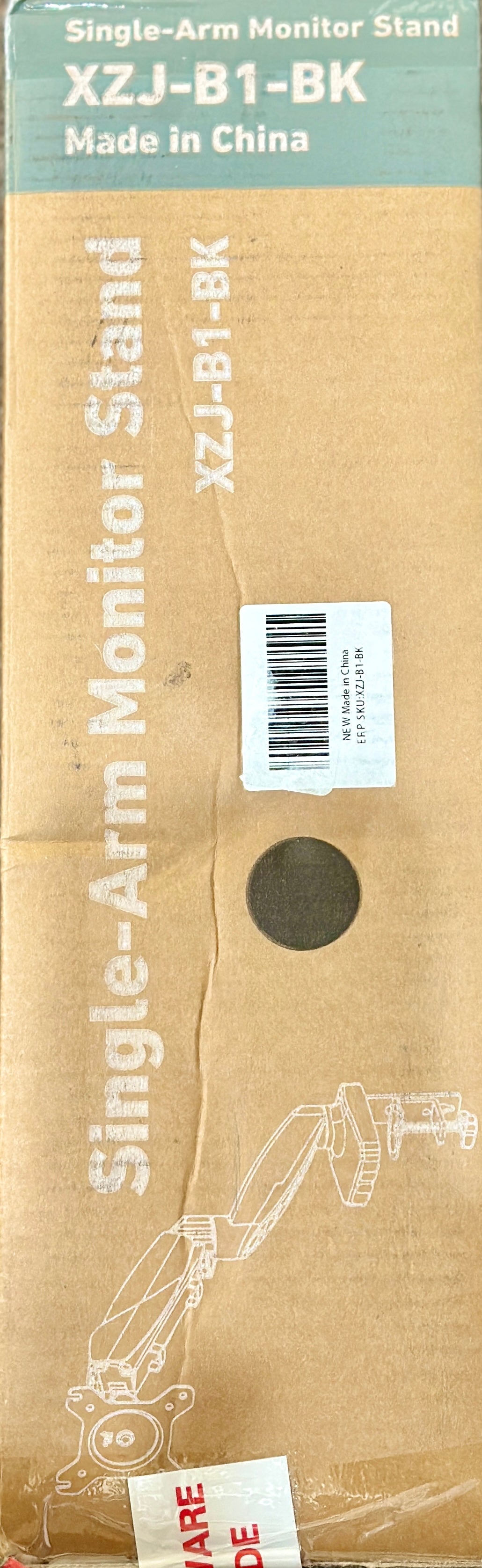 Single monitor mount for 15-27 inch ultra-wide screen (OPEN BOX)