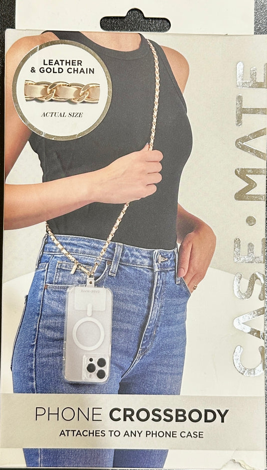 Case-Mate - Crossbody Chain for Any Cell Phone - Gold (OPEN BOX)
