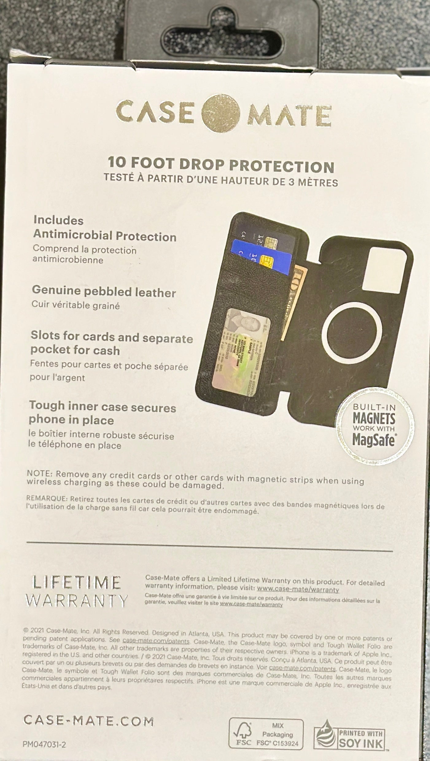 Case-Mate - Folio Wallet Case for iPhone 13 Pro (OPEN BOX)