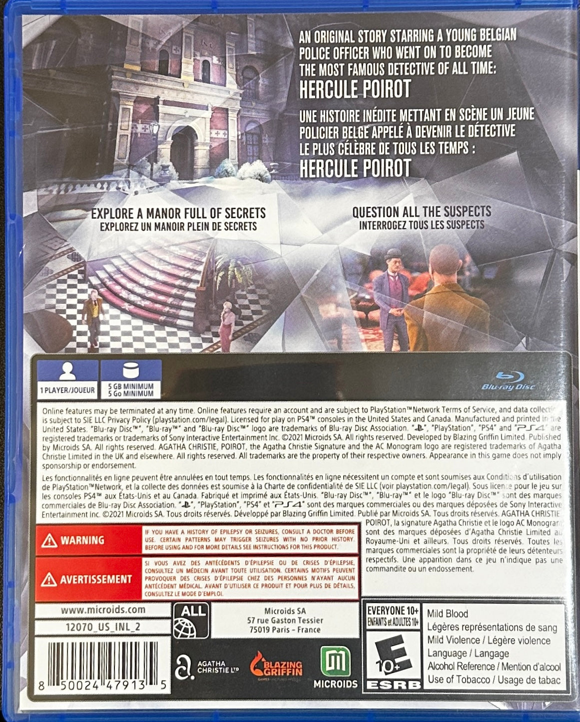 Agatha Christie: Hercule Poirot - The First Cases - PlayStation 4 (OPEN BOX)