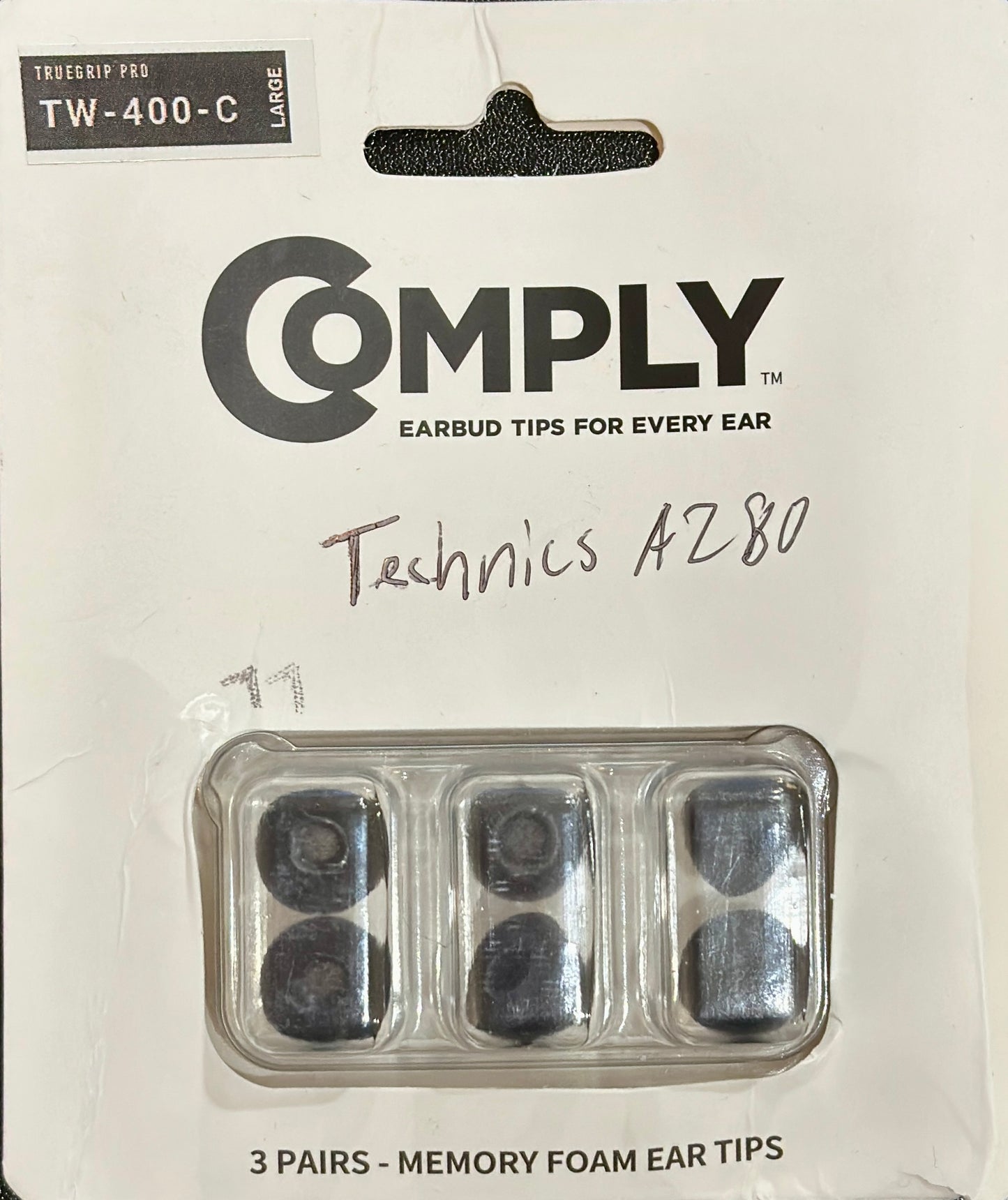 Comply Foam TW-400-C Premium Memory Foam Ear Tips (OPEN BOX)
