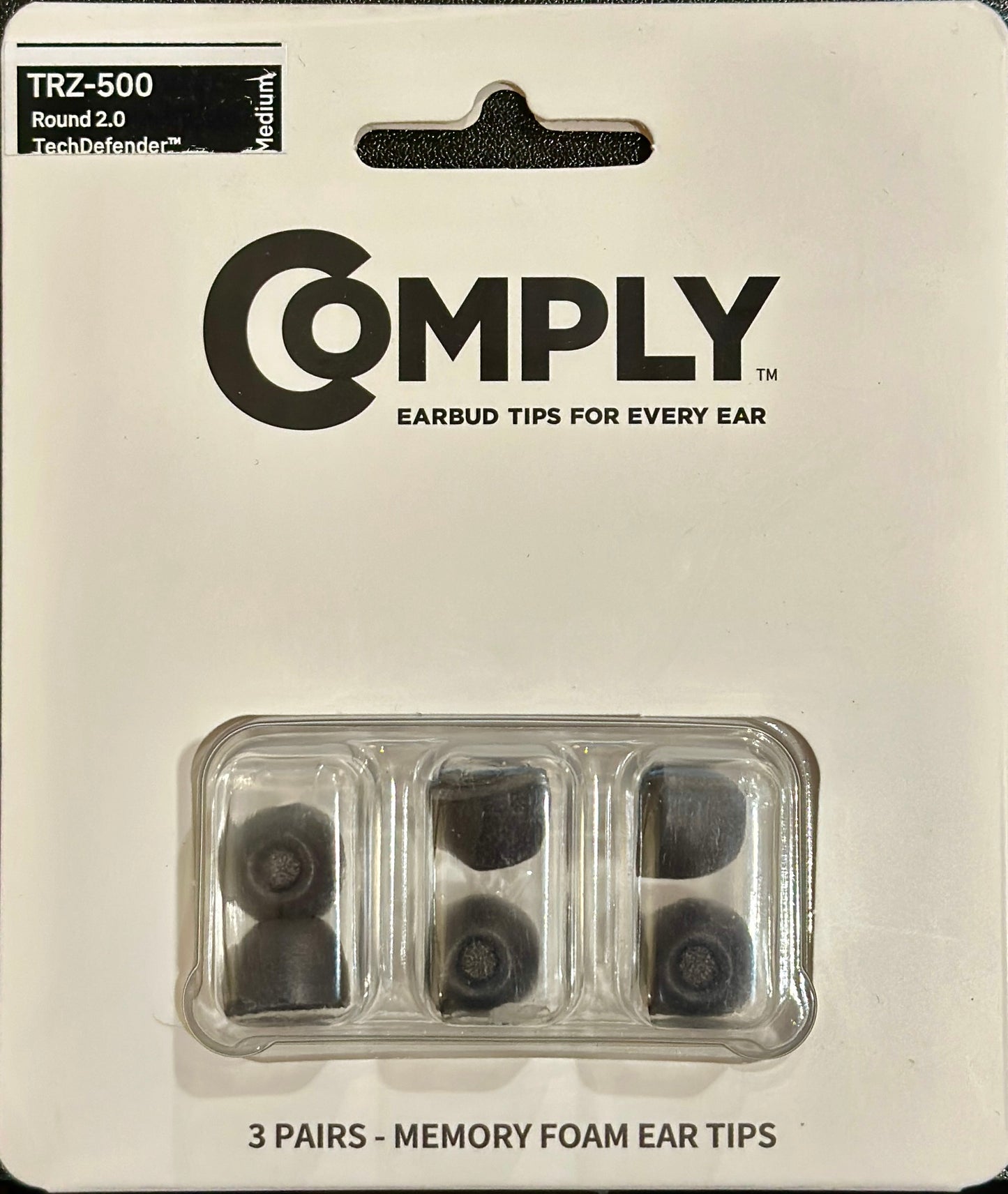 Comply Foam 500 Series Ear Tips Round 2.0 (OPEN BOX)
