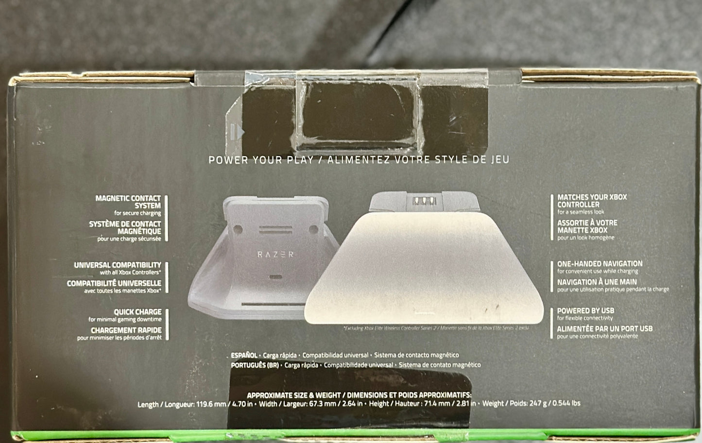 Razer Universal Quick Charging Stand for Xbox Series X, Series S (OPEN BOX)