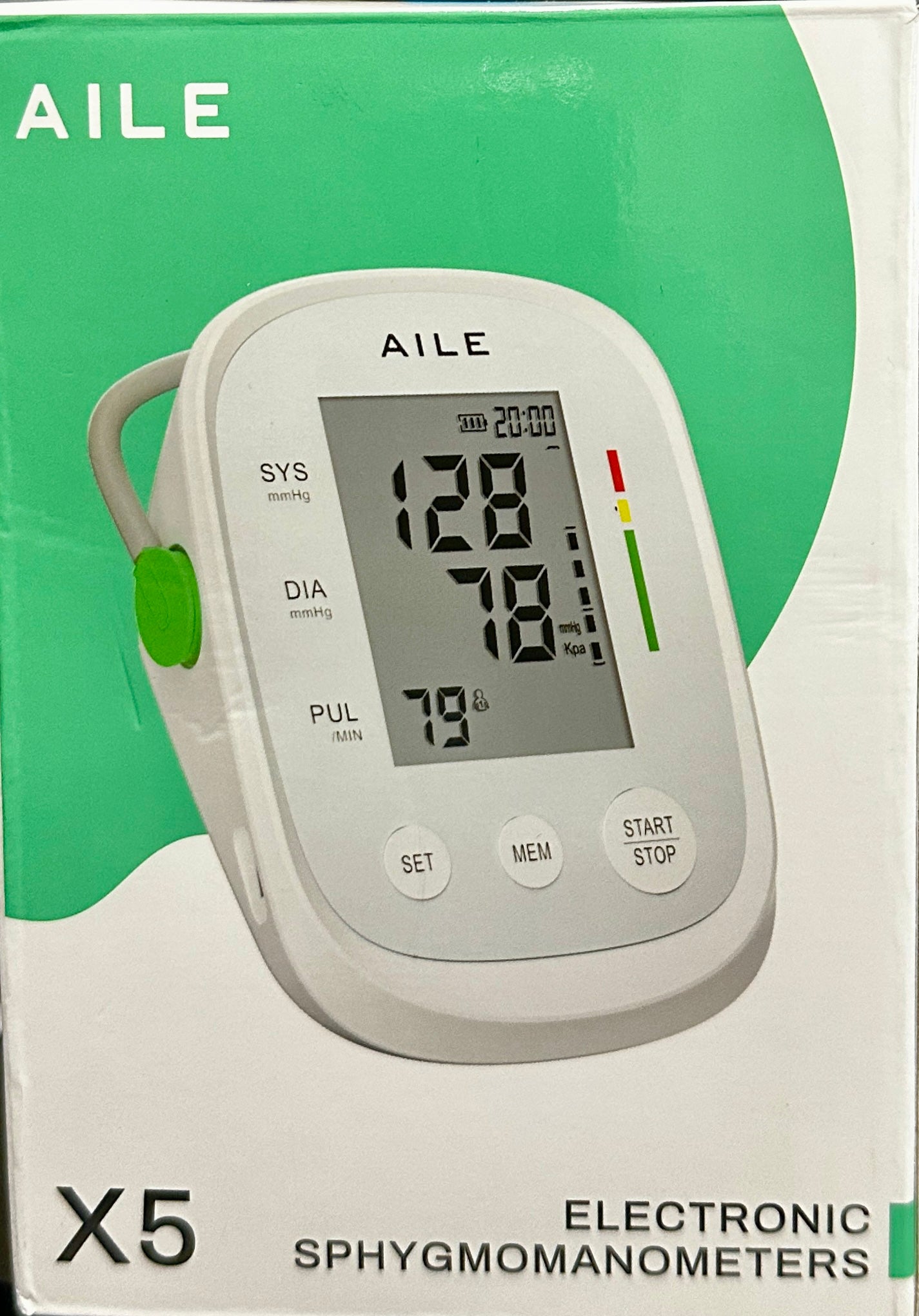 Blood Pressure Monitor AILE X5 Blood Pressure Machine Upper Arm Large (OPEN BOX)